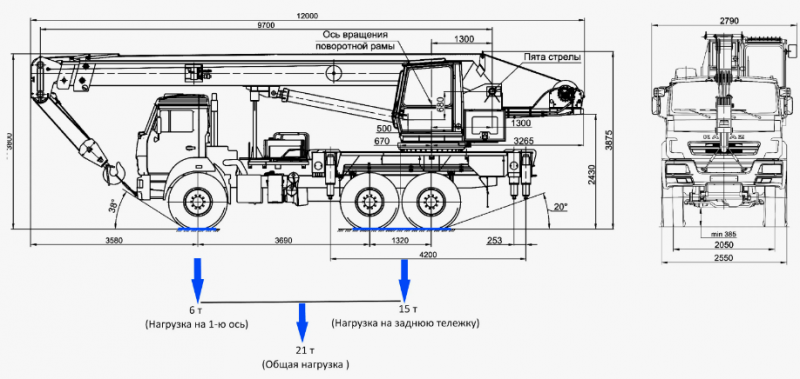 КС-55713-5 Автомобильный кран